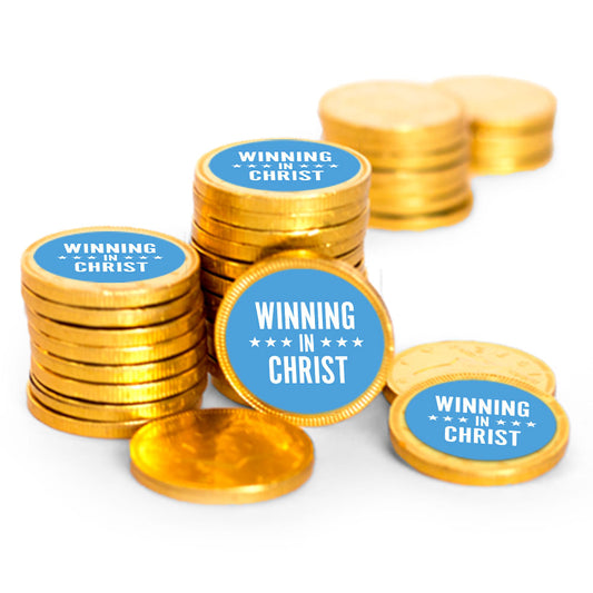 Winning in Christ Chocolate Coins