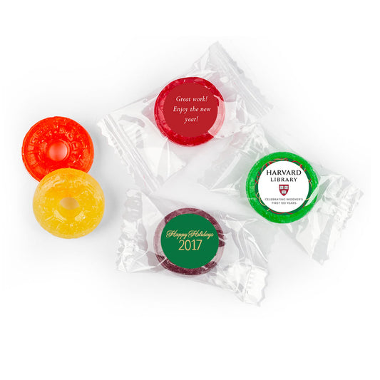 Personalized Christmas Swirls Life Savers 5 Flavor Hard Candy