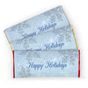 Happy Holidays Personalized Hershey's Milk Chocolate Bar Classic Snowflakes Happy Holidays