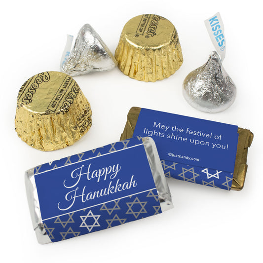 Hanukkah Hershey's Miniatures, Kisses and Reese's Peanut Butter Cups