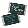 Personalized Holiday Pointsettia Seasons Greetings Deluxe Candy Buffet