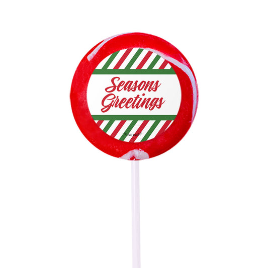 Personalized Season's Greetings Deluxe Candy Buffet - Containers Included