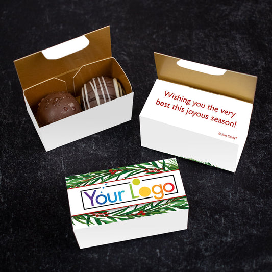 Personalized Add Your Logo Truffle Favors - 2 pcs