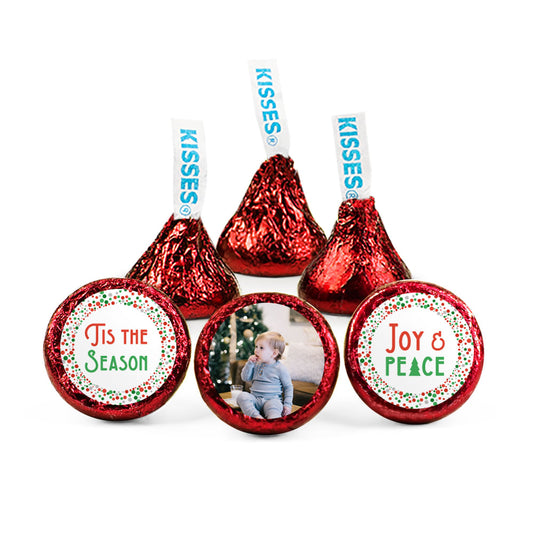 Personalized Tis The Season Confetti Hershey's Kisses