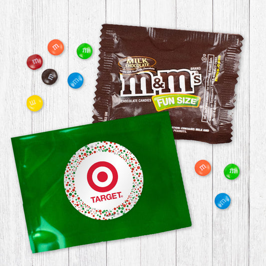 Personalized Christmas Confetti Logo Milk Chocolate M&Ms