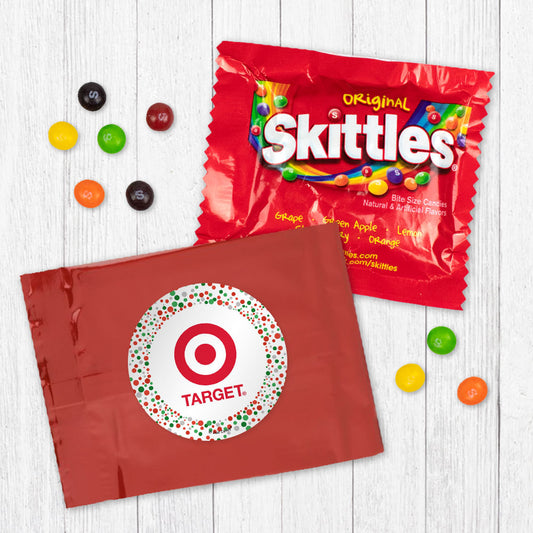 Personalized Christmas Confetti Logo Skittles