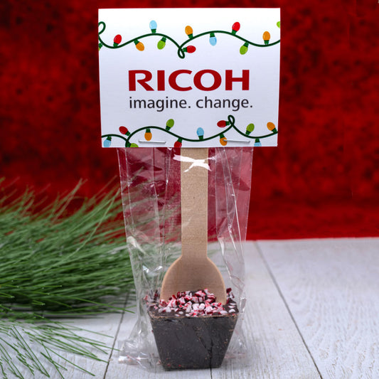 Personalized Christmas Lights Hot Chocolate Spoon