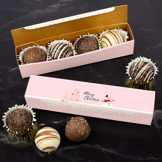 Jingle All The Way Truffle Favors - 4 pcs