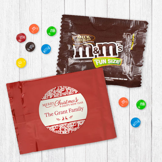 Personalized Iconic Christmas Milk Chocolate M&Ms