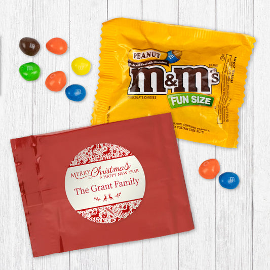 Personalized Iconic Christmas Peanut M&Ms