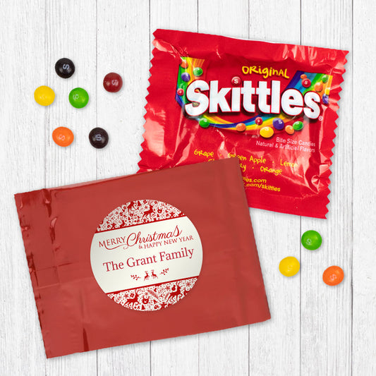 Personalized Iconic Christmas Skittles