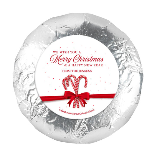 Personalized Merry Christmas 1.25" Stickers (48 Stickers)