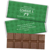 Personalized Christmas Comfort & Joy Belgian Chocolate Bar & Wrapper