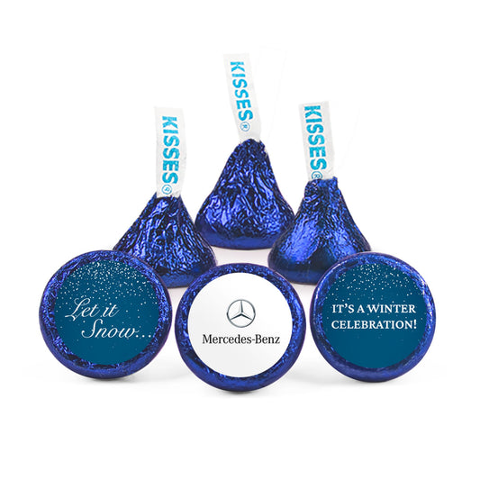 Personalized Winter Let It Snow Hershey's Kisses