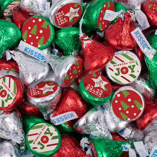 Christmas Joy Hershey's Kisses Candy 90ct