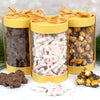 Merry Christmas Chocolate Holiday 3 Container Gift Set