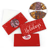 Personalized Christmas Simple Holidays Add Your Logo Gourmet Infused Belgian Chocolate Bars (3.5oz)