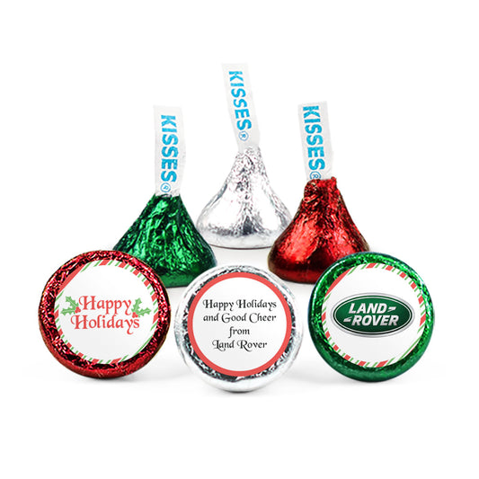 Personalized Christmas Stripes Hershey's Kisses