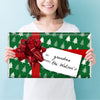 Personalized Christmas Wrapped Present Giant 5lb Hershey's Chocolate Bar