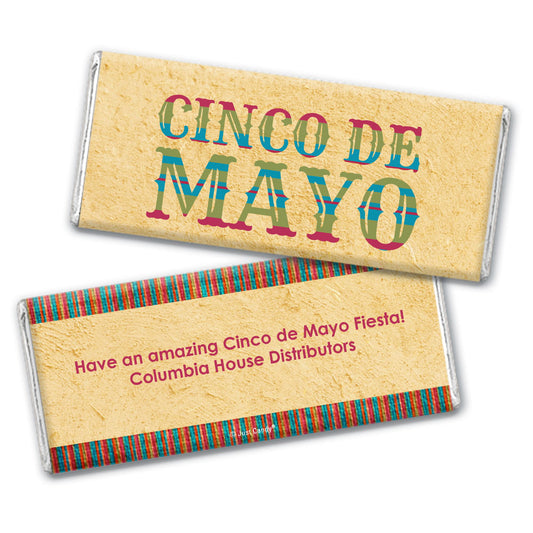 Personalized Cinco de Mayo Hershey's Milk Chocolate Bar