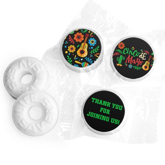 Personalized Cinco de Mayo Life Saver Mints