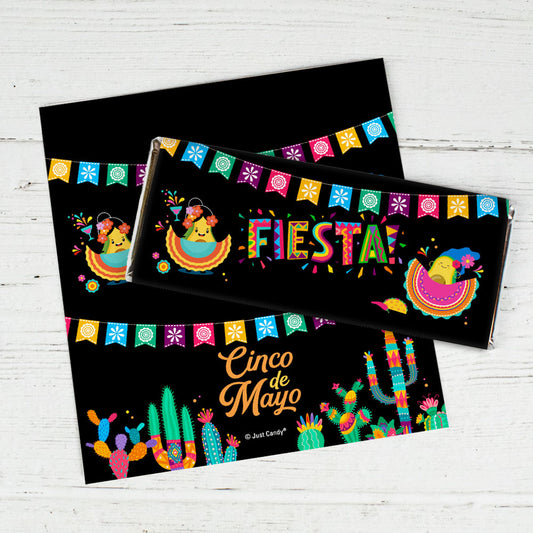 Cinco de Mayo Fiesta Chocolate Bar Wrappers