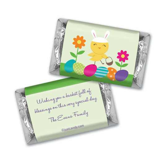 Easter Personalized Hershey's Miniatures Bunny and Egg Hunt