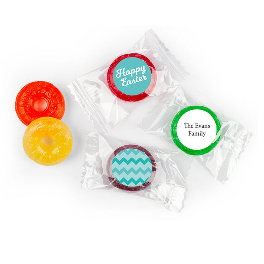 Personalized Easter Chevron Egg LifeSavers 5 Flavor Hard Candy (300 Pack)