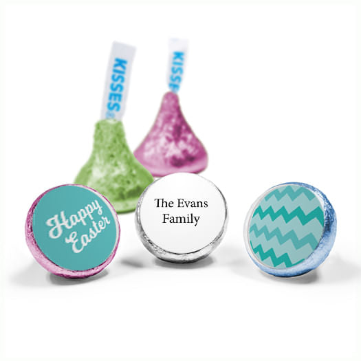 Personalized Easter Chevron Egg Hershey's Kisses