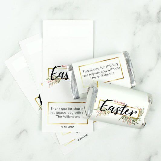 Personalized Easter Flowers Mini Wrappers