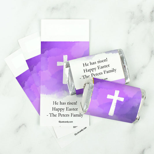 Personalized Easter Celebration He Has Risen Hershey's Miniatures Wrappers