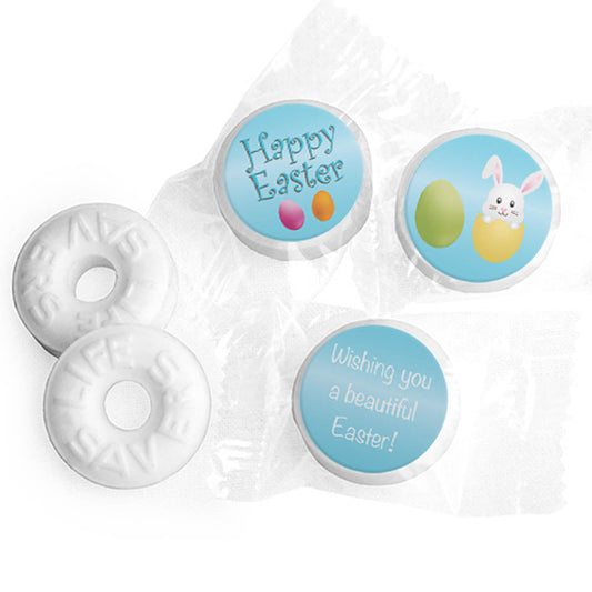 Personalized Easter Hatched a Bunny Life Savers Mints