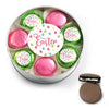 Easter Eggs & Flowers Chocolate Covered Oreo Cookies Extra-Large Plastic Tin