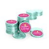 Easter Pink Chick Chocolate Coins with Stickers (84 Pack)