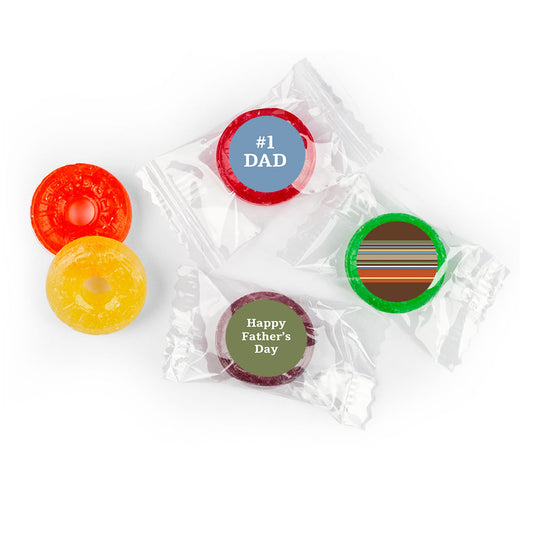 Father's Day Stripe Pattern LifeSavers 5 Flavor Hard Candy (300 Pack)