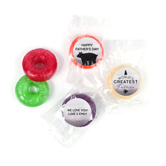 Personalized Father's Day Wisdom & Wilderness LifeSavers 5 Flavor Hard Candy