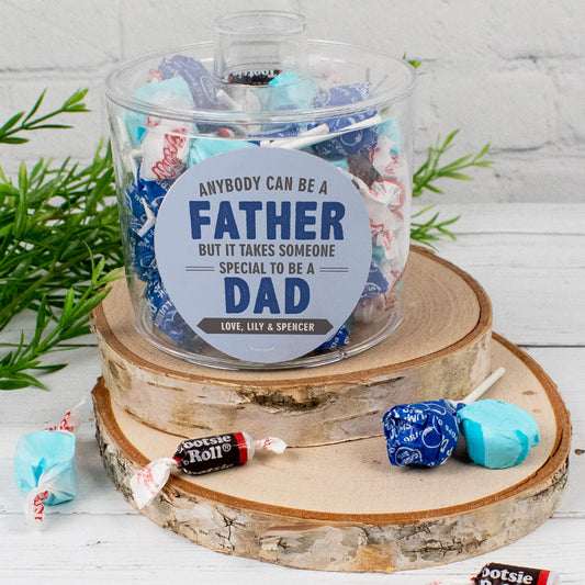 Personalized It Takes Someone Special To Be A Dad Candy Canister Gift