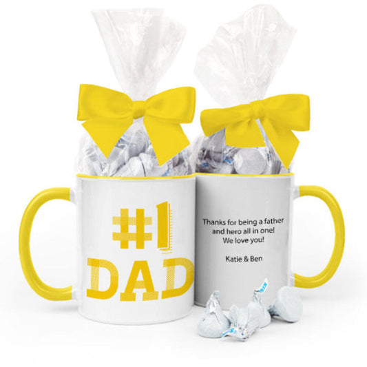 #1 Dad 11oz Mug 1/2lb KISSES