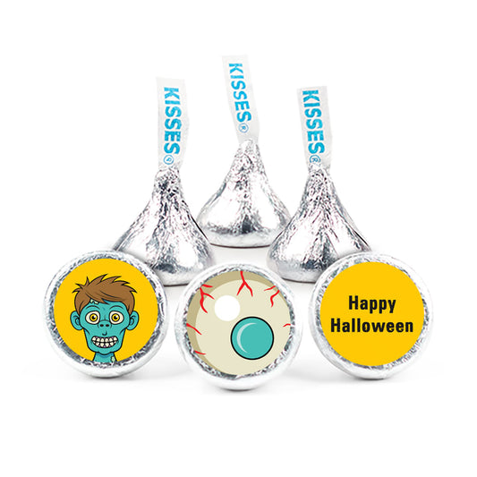 Halloween Personalized Hershey's Kisses Trick or Treat Zombie Assembled Kisses