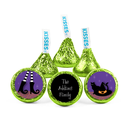 Personalized Halloween The Witch is In Hershey's Kisses