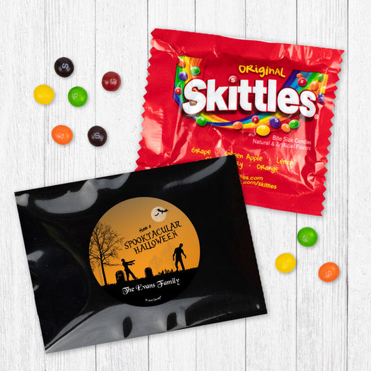 Personalized Halloween Zombie Spooktacular Skittles