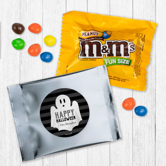 Personalized Halloween Ghouling Ghost Peanut M&Ms