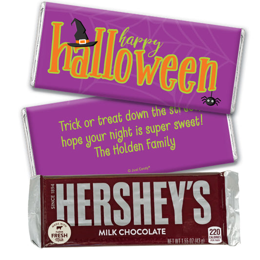 Personalized Halloween Spirit Hershey's Milk Chocolate Bar & Wrapper