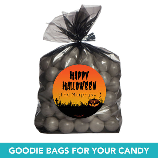 Personalized Halloween Jack'O'Lanterns Deluxe Candy Buffet