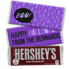 Personalized Halloween Spooky Phrases Hershey's Milk Chocolate Bar & Wrapper