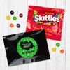 Personalized Halloween Spooky Phrases Skittles