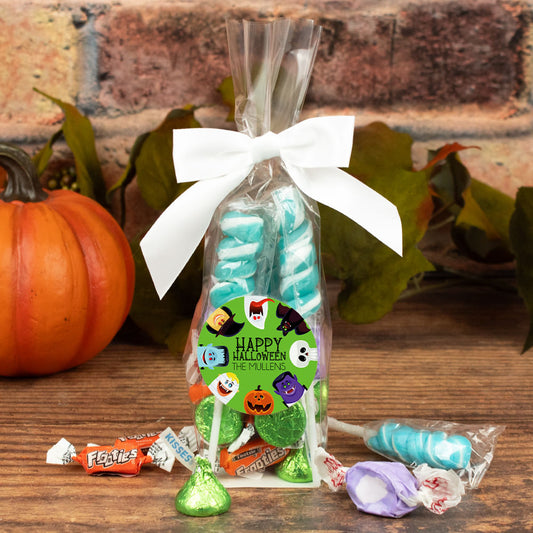 Personalized Halloween Monster Party Goodie Bag