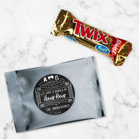 Personalized Halloween A Bunch of Hocus Pocus Twix