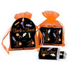 Personalized Halloween No Tricks Just Treats Hershey's Miniatures in Organza Bags with Gift Tag