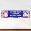 Personalized Patriotic 5 Ft. Banner